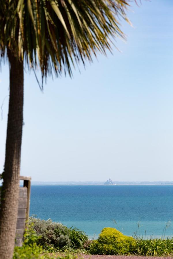 La Metairie-Du-Vauhariot - Chambre Ou Lodge - Piscine Chauffee - Vue Mer Et Mont Saint Michel - Gr34 Канкаль Экстерьер фото