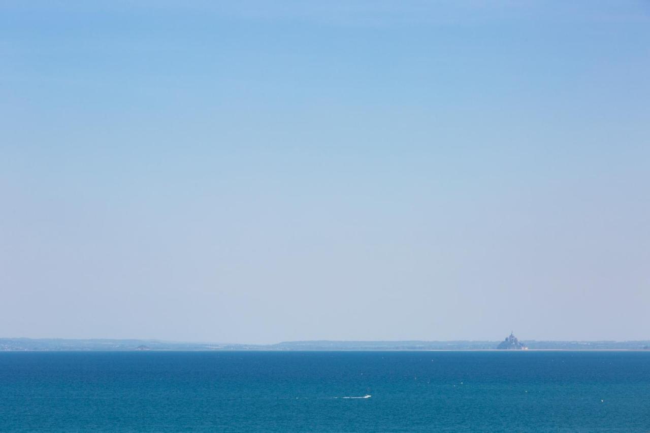 La Metairie-Du-Vauhariot - Chambre Ou Lodge - Piscine Chauffee - Vue Mer Et Mont Saint Michel - Gr34 Канкаль Экстерьер фото